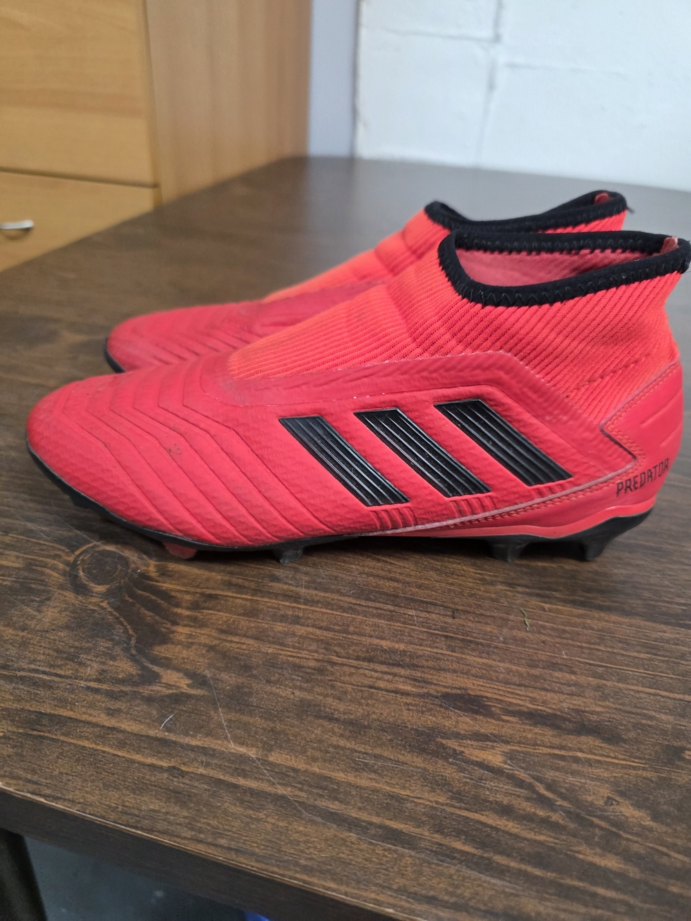 Adidas Kids' Predator Soccer Cleats - Red/Black